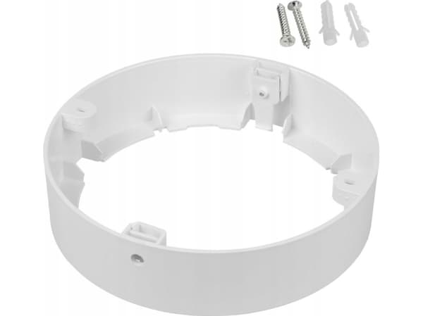 Maclean Maclean overflatemontert adapter, for 18W LED-panel, rund, 120*38mm, MCE377 R