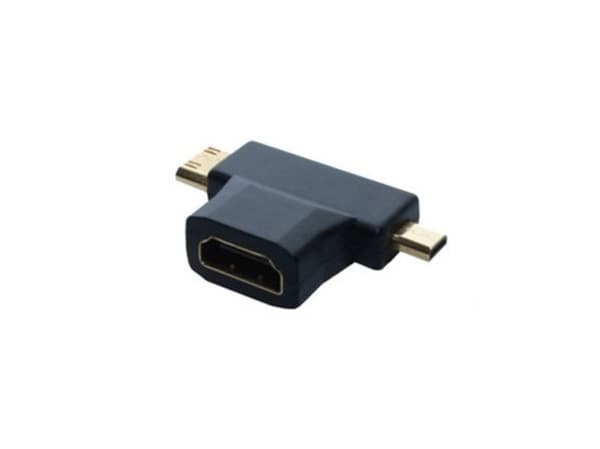 shiverpeaks BS77414 Kabeladapter HDMI Type A (Standard) HDMI-D + HDMI-C Schwarz (BS77414)