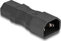 Pikkukuva 4 / 4: DeLOCK verkkovirtasovitin IEC 60320 - C14-C13 pistorasia 10 A suora, Sort