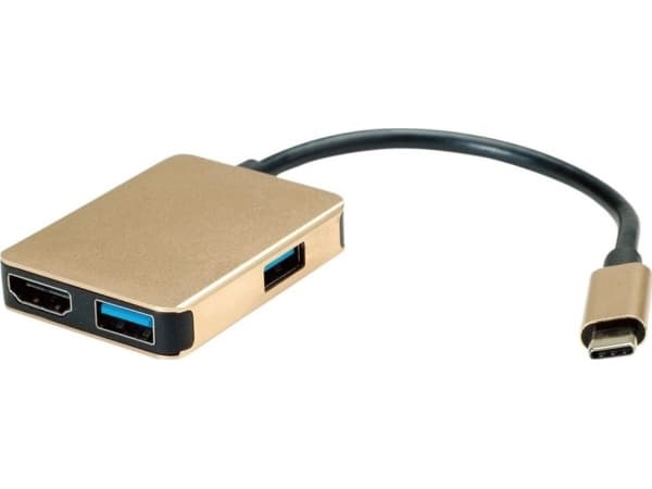 Stacja/replikator Roline Gold USB-C (12.02.1120)