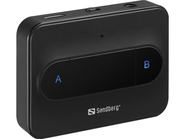 Sandberg Bluetooth Link - Trådlös Bluetooth-ljudsändare för hörlurar
