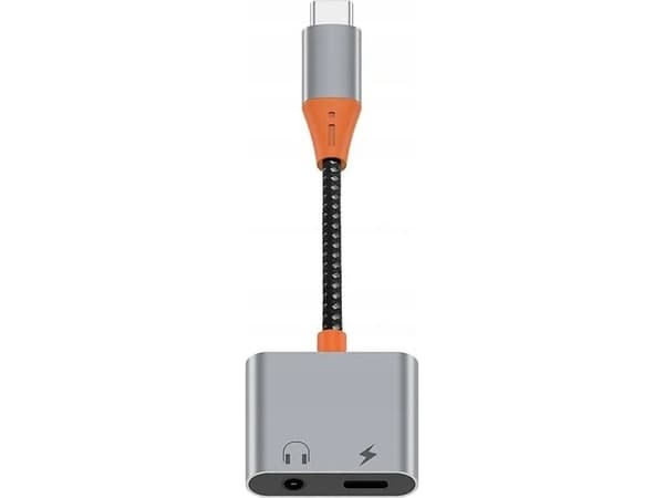 WiWU WiWU - Audio adapter LT10 Typ C do Typ C + 3.5mm