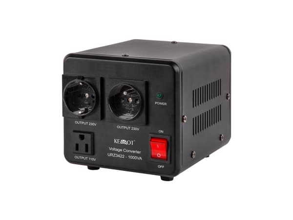 Kemot Spenningsomformer AC/AC fra 230V>115V og 115V>230V 800W 1000VA