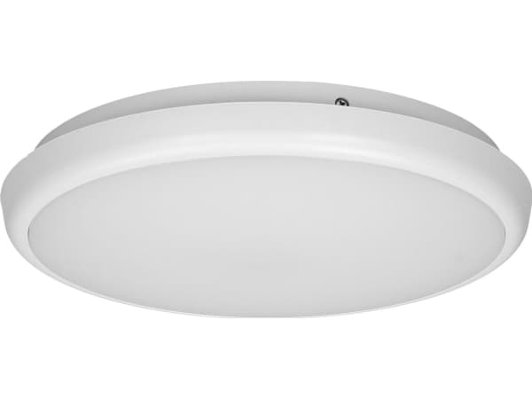 Orno CERS LED-taklampe 16W, taklampe, 1300lm, IP65, 4000K, opal polykarbonat, hvit