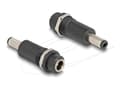 Pikkukuva 1 / 3: Delock-sovitin DC 5,5 x 2,1 mm pistorasiaan DC 5,5 x 2,5 mm pistokkeeseen