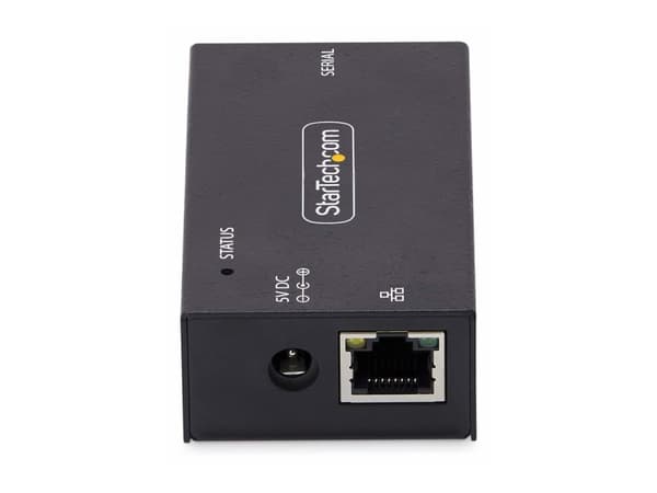 StarTech.com Serial to Ethernet Adapter, IP LAN to RS232 DB9 Converter - Enhetsserver - 100Mb LAN, RS-232 - vegg- / DIN-skinnemonterbar - TAA-samsvar