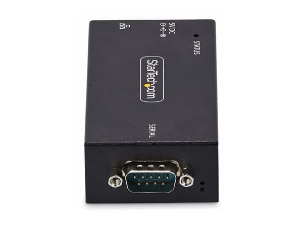StarTech.com Serial to Ethernet Adapter, IP LAN to RS232 DB9 Converter - Enhetsserver - 100Mb LAN, RS-232 - vegg- / DIN-skinnemonterbar - TAA-samsvar