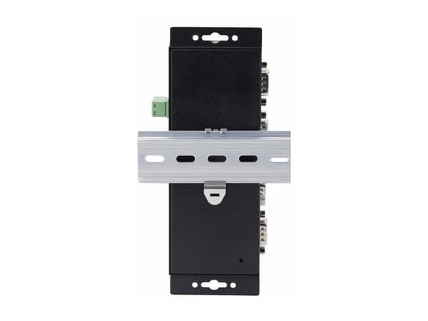 StarTech.com 4P Serial to Ethernet Adapter, IP LAN to RS232 DB9 Converter - Enhetsserver - 4 porter - 100Mb LAN, RS-232 - vegg- / DIN-skinnemonterbar