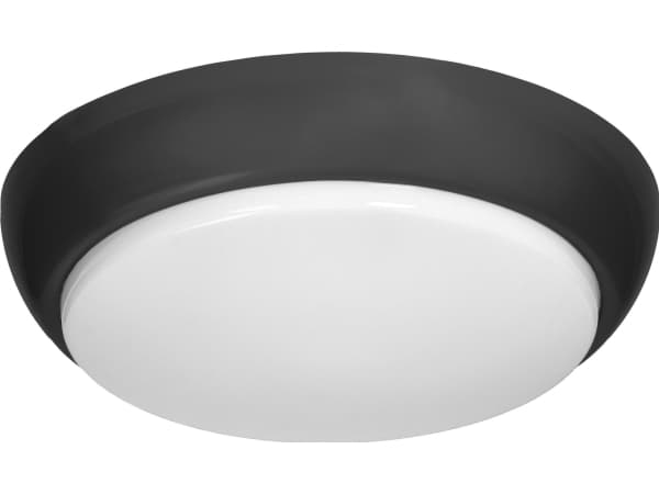 Orno KOKO valaisin 2xE27, 2x40W, musta-polypropeeni, matta polykarbonaatti, IP44, IK10