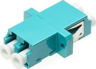 Digitus AV-adapter LC/UPC dupleks fiberoptisk adapter, OM3, multimodus