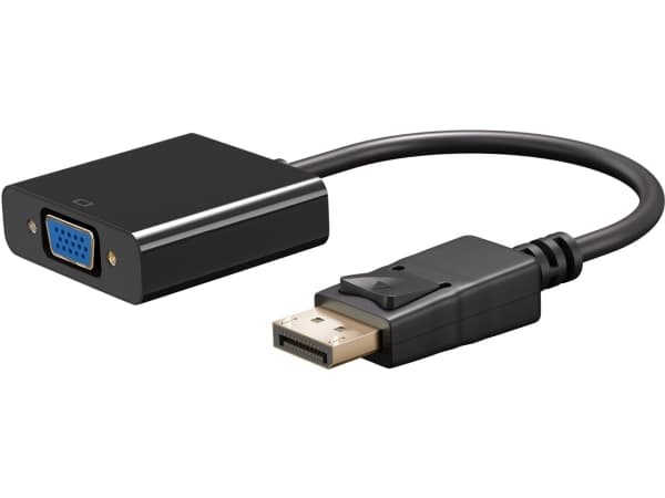 DisplayPort™ til VGA-adapter 1.1, 0,15 m