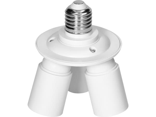 Orno Adapter for E27/3xE27 lyskilde, smal