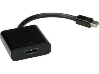 Adapter AV Value DisplayPort Mini - HDMI czarny