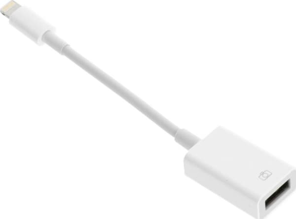 AV Adapter OEM Adapter OTG USB A (żeński) do Lightning (męski) biały