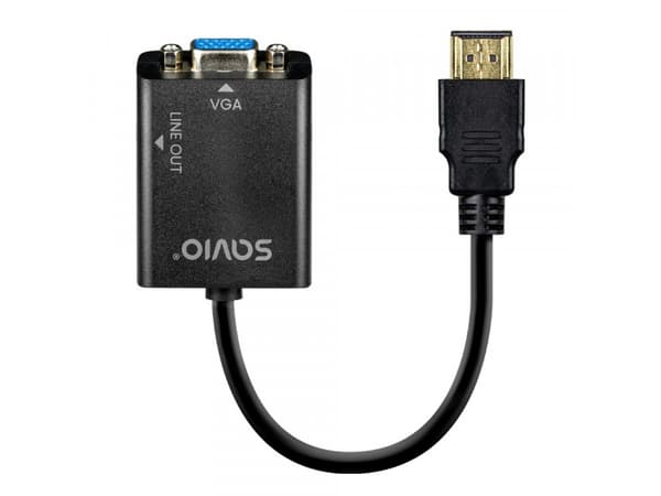Adapter AV Savio Kabel adapter HDMI-VGA Savio AK-76