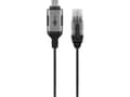 Miniatyrbild 1 av 5: Goobay 74405, USB 3.1 typ A, RJ45, 5 m, svart, silver