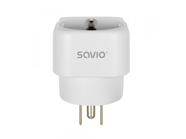 Savio AV-adapter reiseadapter, EU-kontakt, amerikansk plugg AP-03 Hvit
