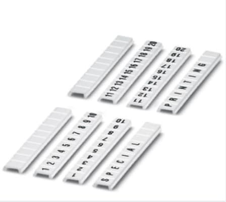 Phoenix ZBF 3,5,LGS:FORTL.ZAHLEN 11, Terminal block markers, 1 stykker, Hvit, 3,5 mm