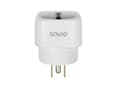 Miniatyrbilde 2 av 2: SAVIO AP-03 Reiseadapter, EU-kontakt - USA-plugg