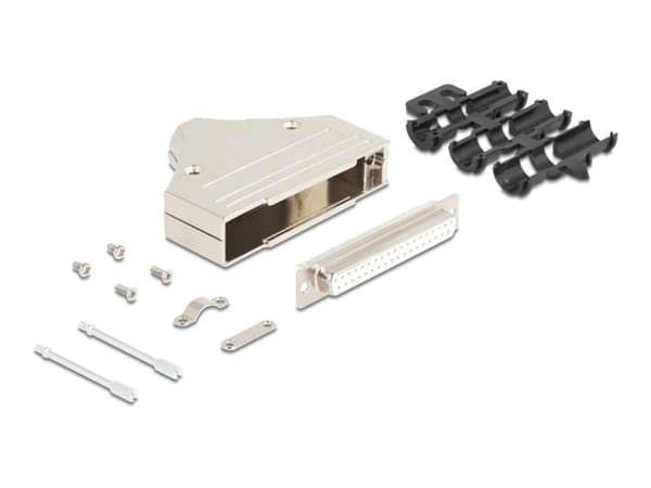 Delock - Datakopling - DB-37 (hunn) til 37 soldering pin - sølv
