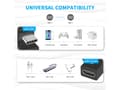 Miniatyrbilde 3 av 5: Utstyr 133476, USB C, USB C, Sort
