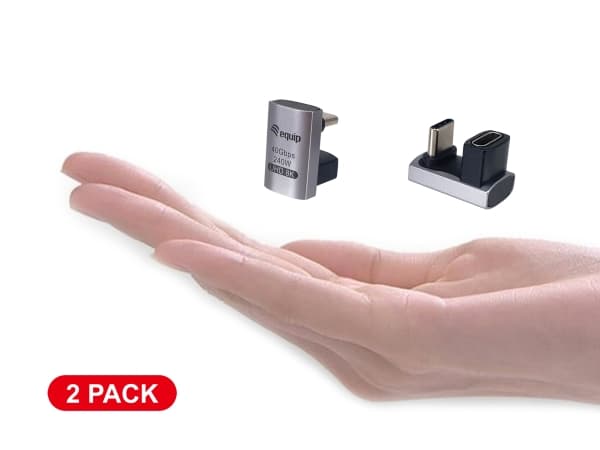 Equip 133477, USB C, USB C, Svart, Grå