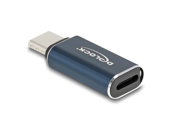 Delock - USB-adapter - 24 pin USB-C (hann) til Lightning (hunn) - USB 2.0 - 5 / 9 / 12 / 15 / 20 V - 3 A - støtte for Power Delivery 3.0 - antrasitt