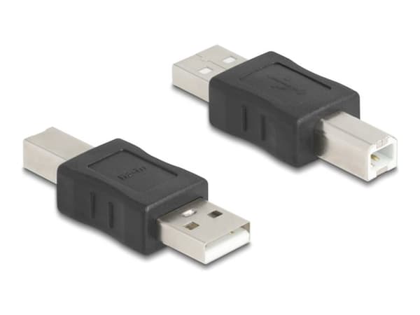 Delock USB 2.0-adapter USB Type-A hann til USB Type-B hann