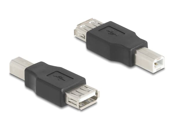Delock USB 2.0-adapter USB Type-B hann til USB Type-A hunn