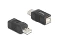 Miniatyrbild 3 av 3: Delock USB 2.0-adapter USB typ A hona till USB typ B hona
