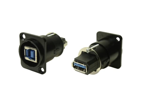 Adapter för USB-kontakt, infälld montering CP30109 Cliff Innehåll: 1 st