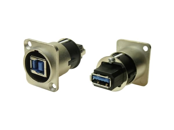 Adapter för USB-kontakt, infälld montering CP30107 Cliff Innehåll: 1 st