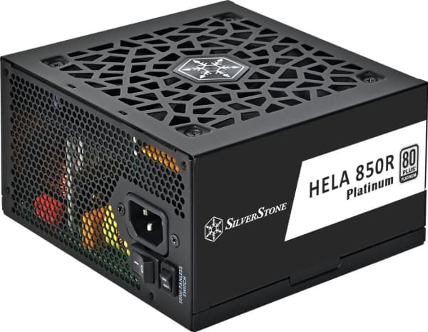 SilverStone HELA 850R 80 PLUS Platinum strømforsyning, ATX 3.1, PCIe 5.1 - 850 watt