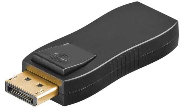 Goobay HDMI/DP Adapter, HDMI FM, DP M, Sort