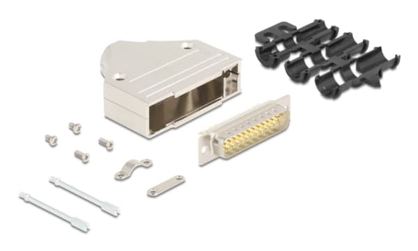 Delock - Seriell kontakt - DB-25 (hann) til 25 soldering pin - sølv