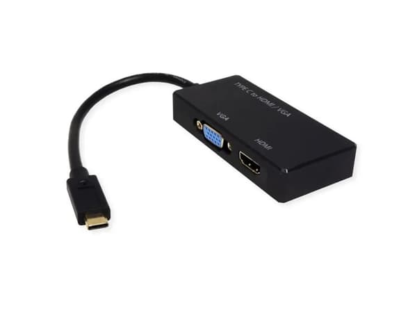 Adapter AV Value czarny (JAB-4380616) Sort
