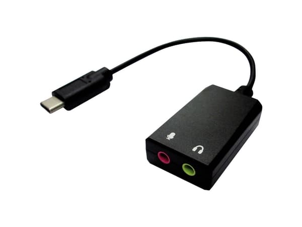 Adapter AV Value VALUE Adapter USB typu C - 2x 3,5 mm audio, męski/żeński, 0,13 m