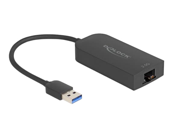 Delock - Nettverksadapter - USB 3.0 - 2.5GBase-T - svart
