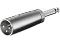 Miniatyrbild 3 av 3: Goobay AV-adapter Jack 6,3 mm - XLR silver (JAB-857174)
