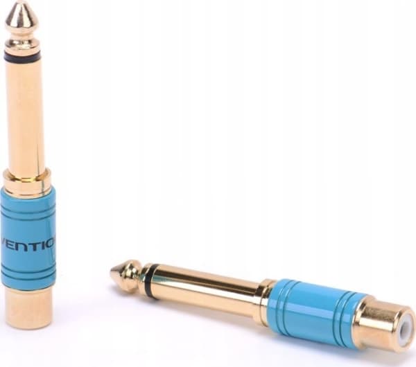 Vention VDD-C03 6.35mm male to RCA female audio adapter 0.5m blue