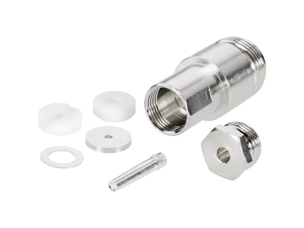 Telegärtner 100024095 100024095 N-stikforbindelse Tilslutning, lige 50 Ω 1 stk