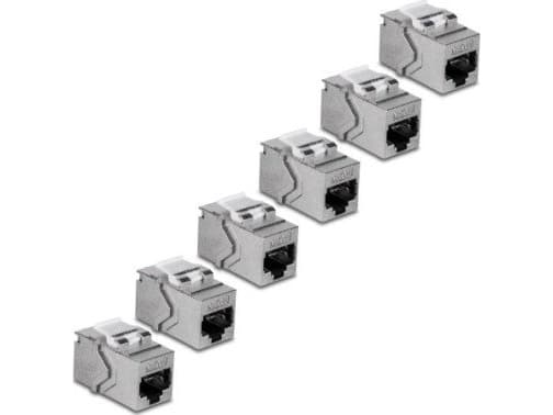 TRENDnet - Modulinnlegg (kopling) - CAT 6a - RJ-45 - TAA-samsvar (en pakke 6)