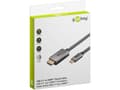 Miniatyrbild 3 av 5: Goobay 75701, 3 m, USB Typ-C, HDMI Typ A (Standard), Hankontakt, Hankontakt, Rak