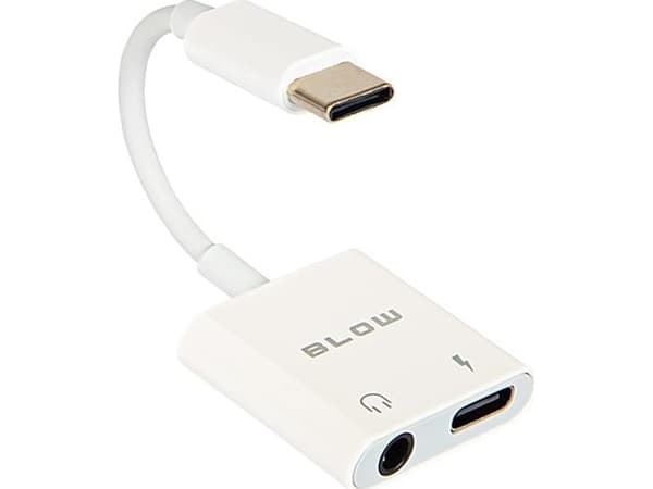 66-169# usb-kontakt usb-c uttag + jack 3,5 adapter