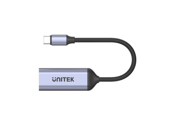 UNITEK V1416B, 0,15 m, USB Typ-C, HDMI, Hankontakt, Honkontakt, Rak