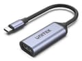 Miniatyrbild 2 av 5: UNITEK V1416B, 0,15 m, USB Typ-C, HDMI, Hankontakt, Honkontakt, Rak