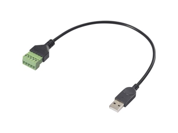 Renkforce USB 2.0 Adapterkabel [1x USB 2.0 Connector A - 1x Terminal Connector] RF-6443966 30 cm PVC-mantel