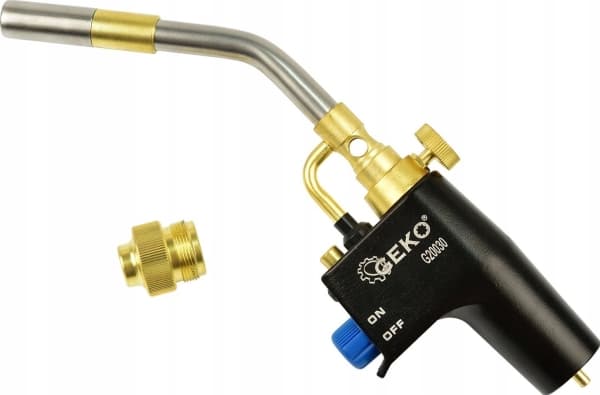 Geko Propan/MAPP gassbrenner + adapter (12)