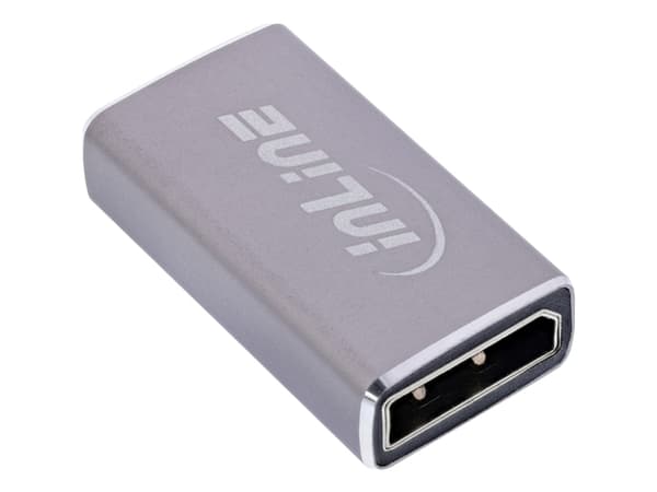 InLine 17291A, DisplayPort, DisplayPort, harmaa