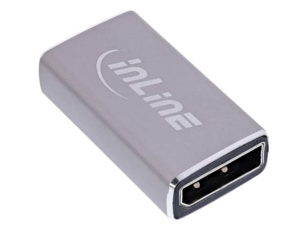 InLine 17291A, DisplayPort, DisplayPort, harmaa
